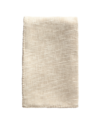 Couvre-lit en coton couleur écru disponible en plusieurs tailles
