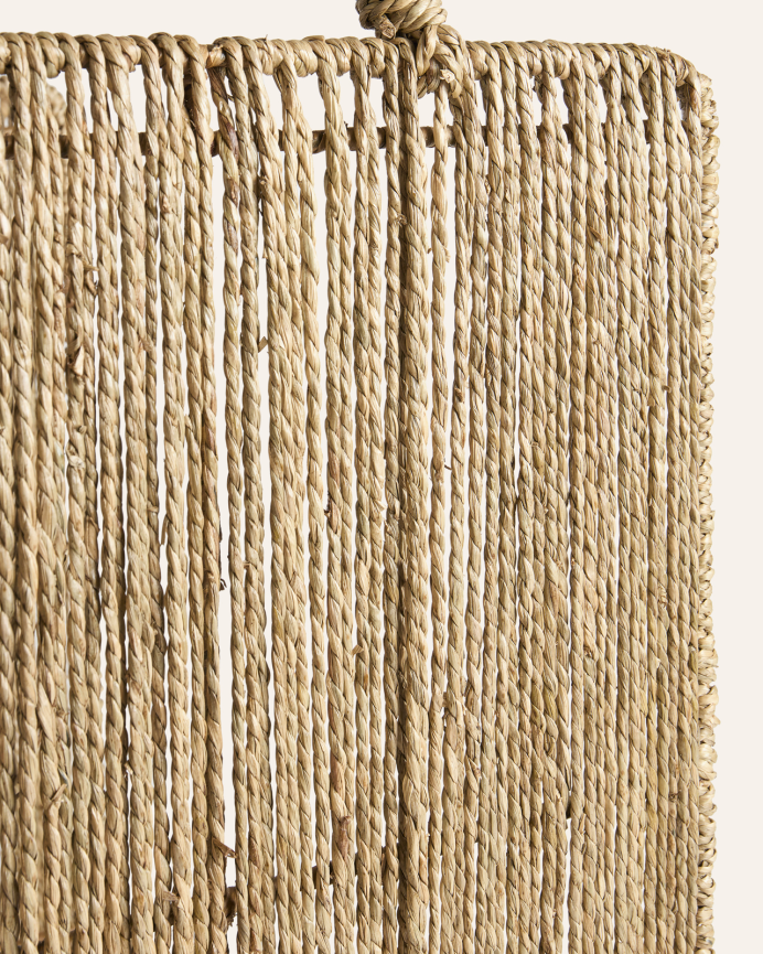 Panier pour vinaigrettes en jonc de mer 16x16x9 cm
