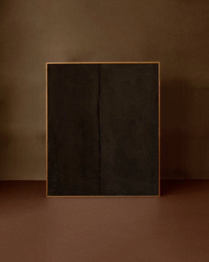 Tableau noir décoratif sur toile de coton avec cadre en bois peint à la main à la peinture à l'huile différentes tailles