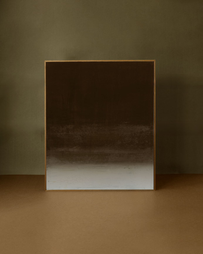 Tableau marron décoratif sur toile de coton avec cadre en bois peint à la main à la peinture à l'huile différentes tailles