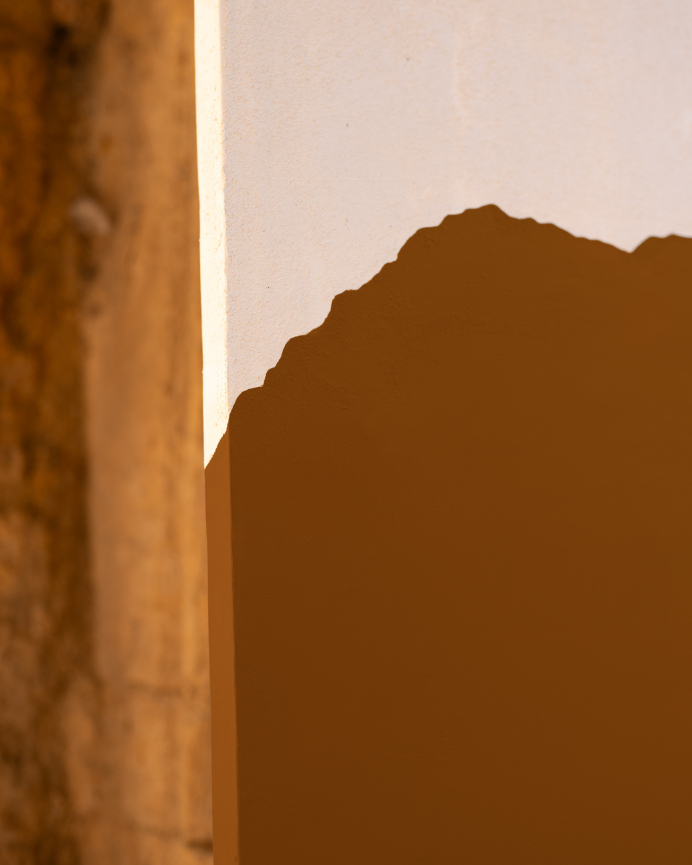 Tableau terracotta décoratif sur toile de coton avec cadre en bois peint à la main à la peinture à l'huile différentes tailles