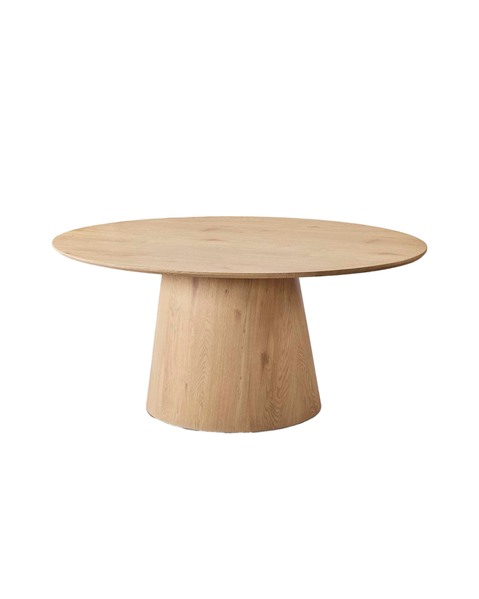 Table de salle à manger en stratifié chêne naturel 200x76 cm