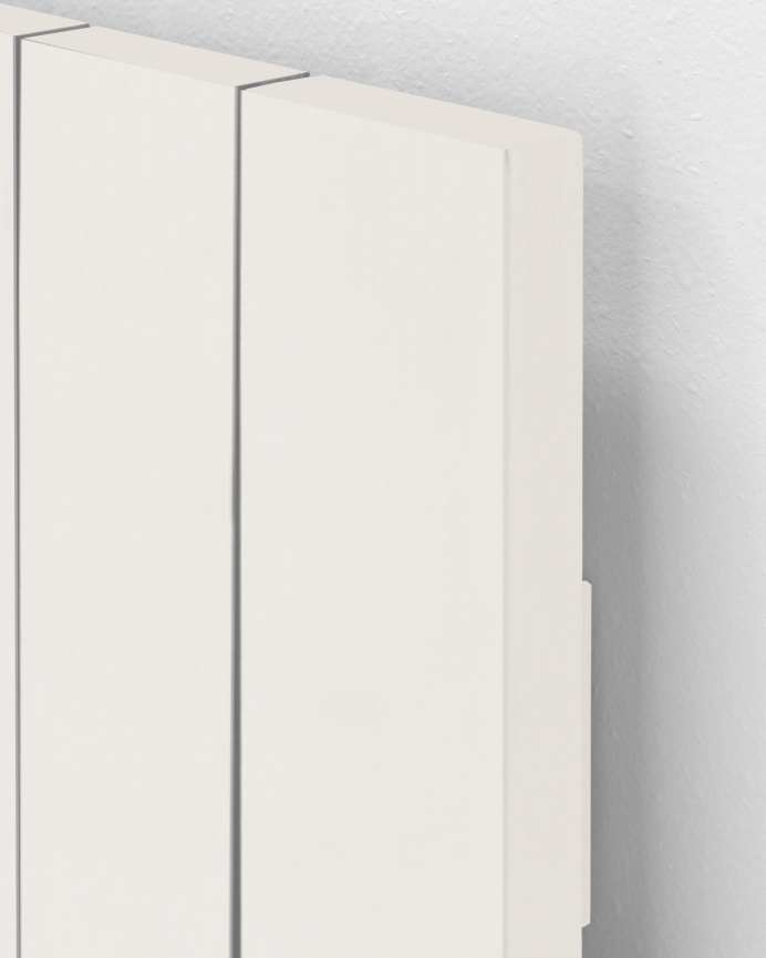 Tête de lit en bois massif blanc en différentes tailles