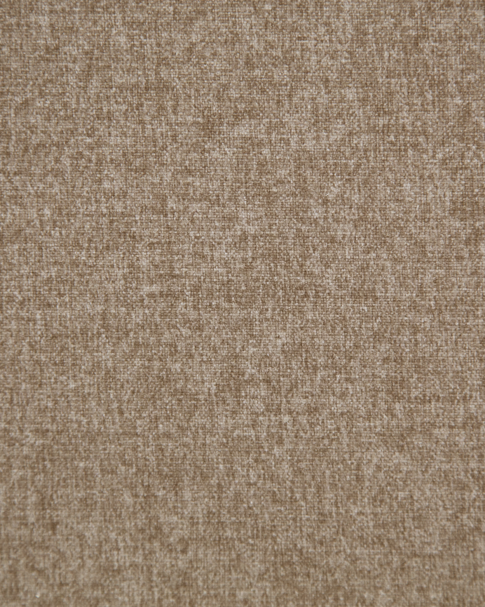 Tête de lit rembourrée en polyester lisse de couleur marron en différentes tailles