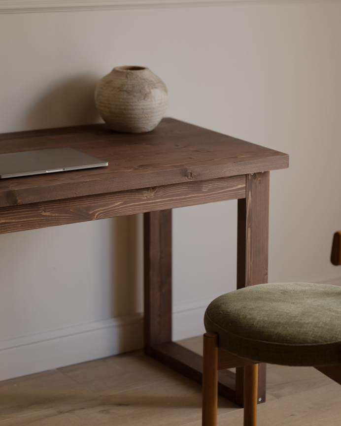Table de bureau en ton noyer en varias medidas