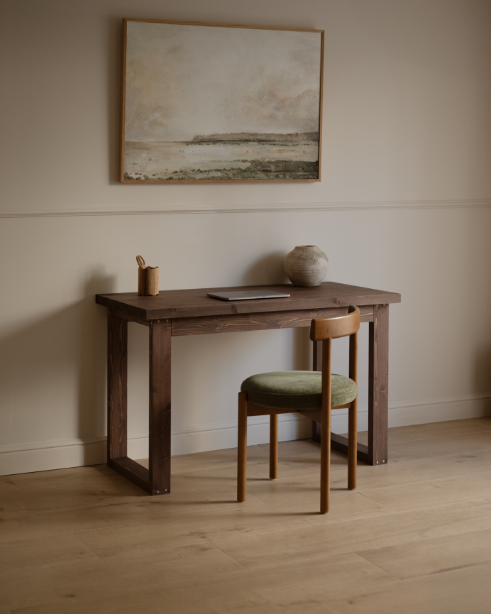 Table de bureau en ton noyer en varias medidas