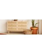 Chiffoniers, Commodes et Consoles en Bois Naturel | Decowood