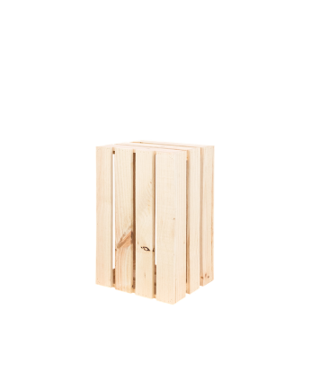 Sgabello in legno massello in tonalità naturale 30,5x49x26,5cm