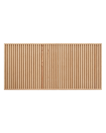 Testiera in legno massello in tono naturale di 160cm