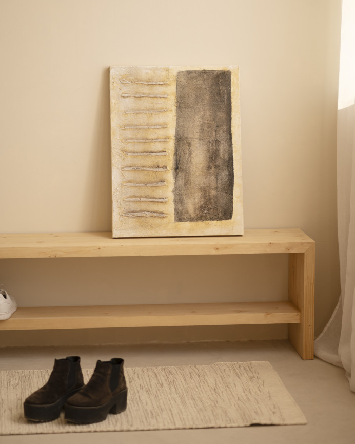 Quadro decorativo su tela di cotone con cornice in legno dipinto a mano con pittura ad olio di varie misure