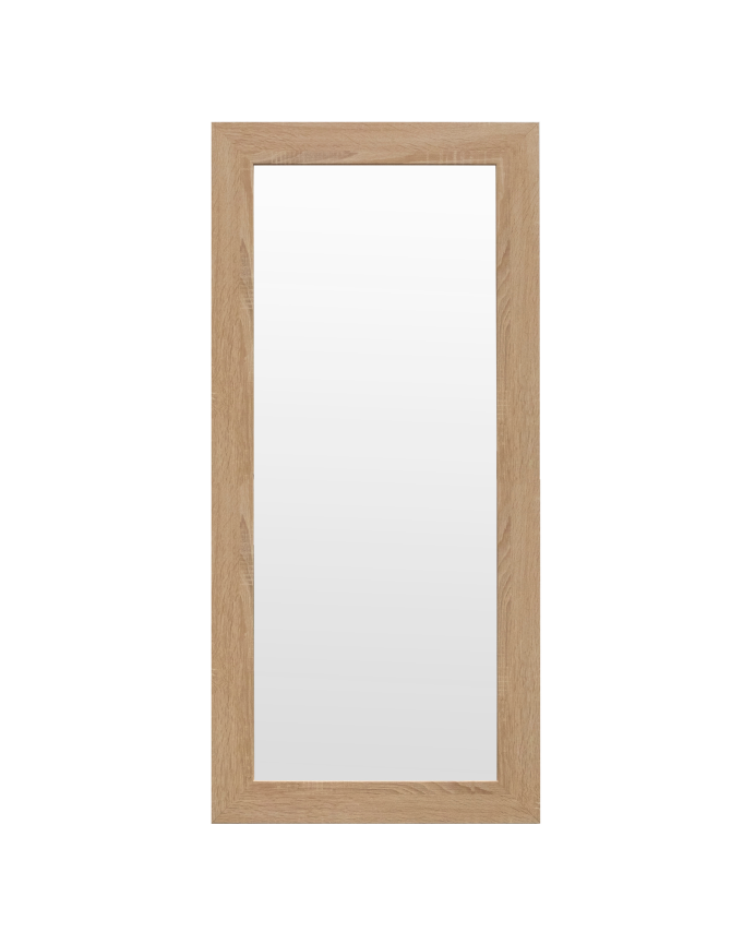 Specchio in legno colore rovere scuro di varie misure