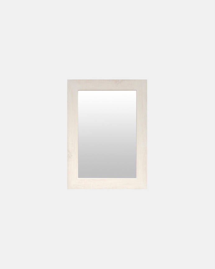 Specchio in legno color beige di varie misure