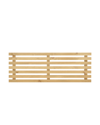 Testiera in legno massello in tonalità di olivo di varie misure
