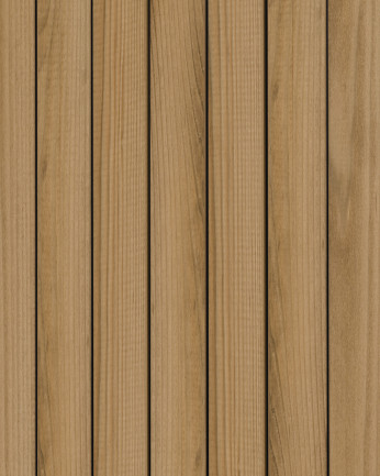 Testata del letto in legno massello in tonalità di rovere scuro di varie misure
