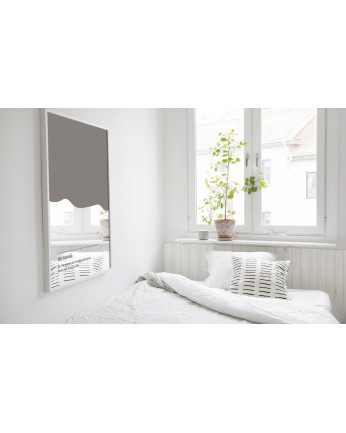 Testata del letto in legno massello bianco di varie dimensioni