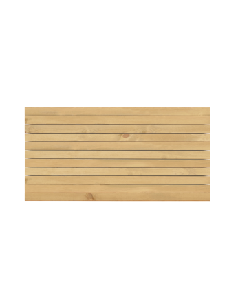 Testata del letto in legno massello in tonalità oliva di varie misure
