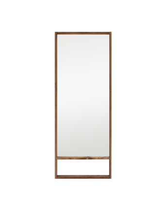 Specchio in legno massello color rovere scuro di varie misure
