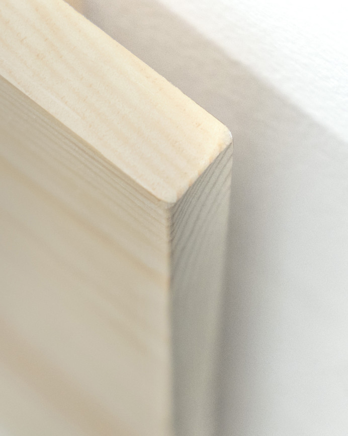 Testiera in legno massello con stampa a motivo Spiga II in tono naturale di varie misure