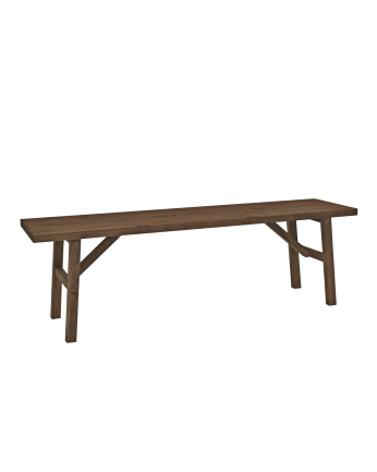 Panchina in legno massello di noce di varie dimensioni
