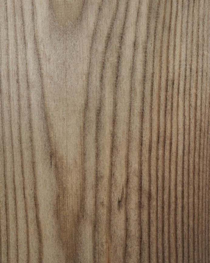 Testiera in legno massello e rafia in tono di rovere scuro di varie misure