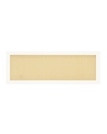 Pannello di testiera in legno massello in tono bianco di varie misure