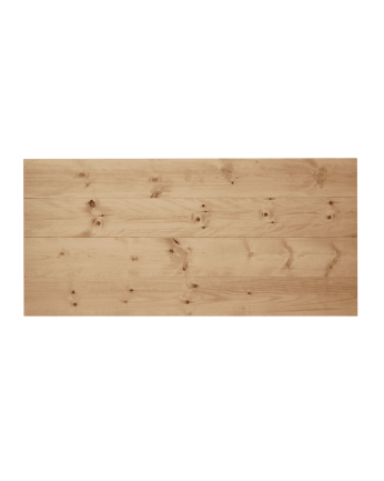 Testiera in legno massello in tonalità quercia media disponibile in varie dimensioni