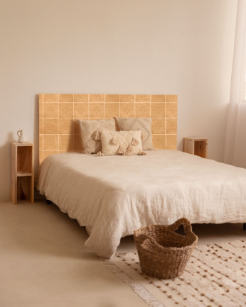Testata del letto in legno massello stampato di varie dimensioni