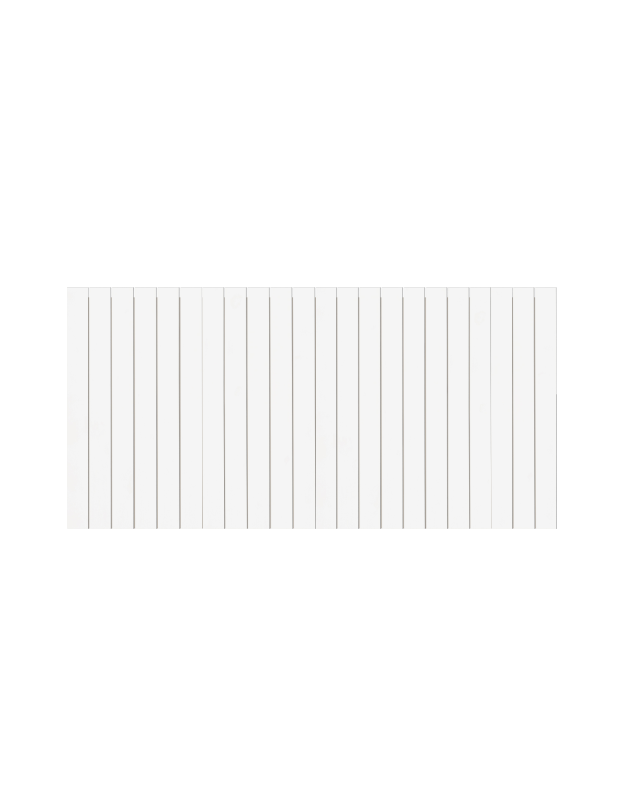 Testata di letto in legno massello bianco di varie dimensioni