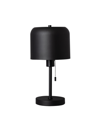 Lampada da tavolo in metallo di colore nero di 39x20cm