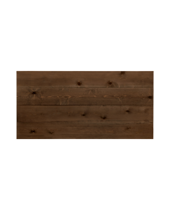 Testata di letto in legno massello in tonalità noce di varie misure