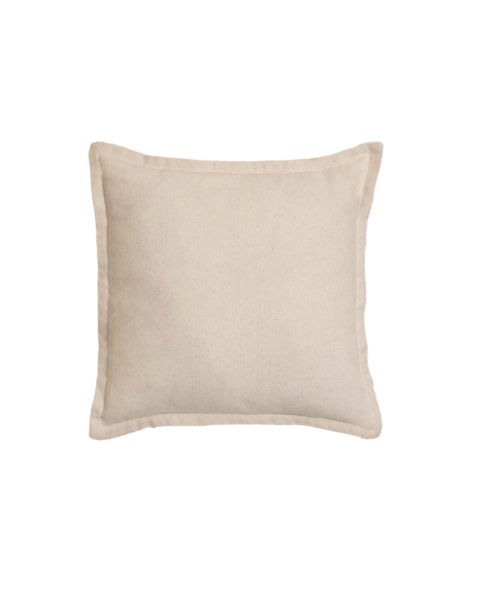 Cuscino quadrato color beige di 40x40cm 