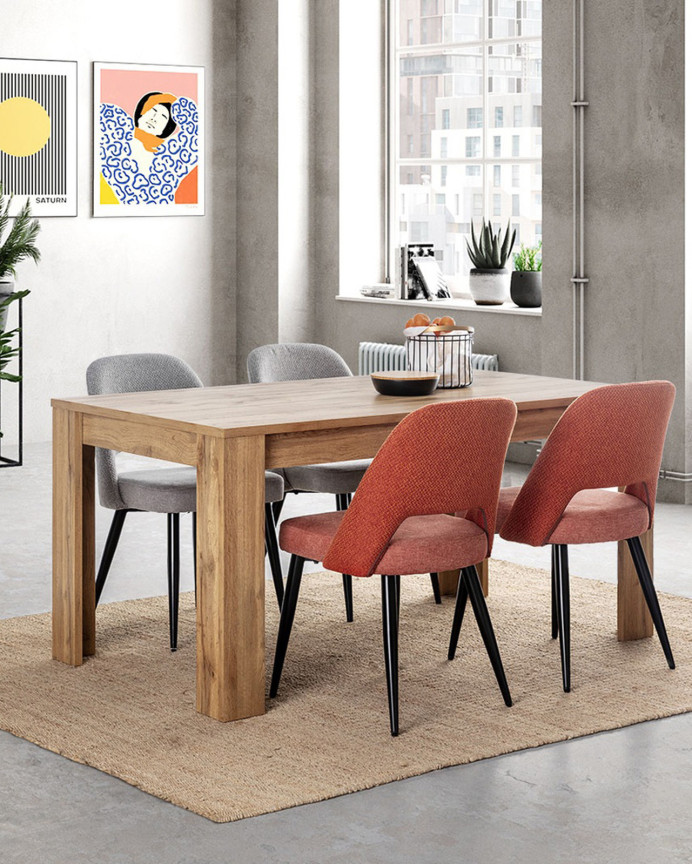 Tavolo da pranzo in rovere laminato di varie misure