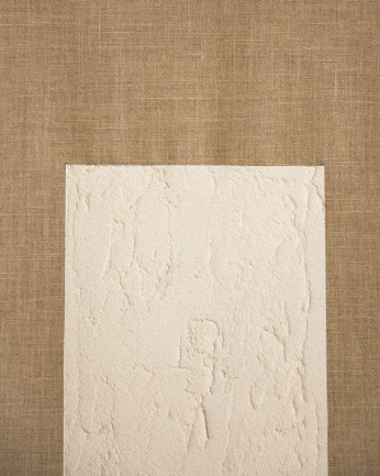 Quadro beige e bianco decorativo su tela di lino con telaio in legno dipinto a mano con pittura ad olio in varie misure