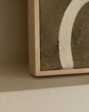 Quadro decorativo su tela di cotone con telaio in legno dipinto a mano con pittura ad olio in varie misure