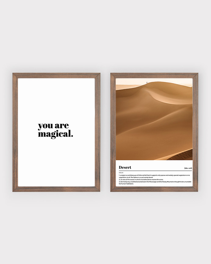 Pacchetto di 2 laminati Magic Desert