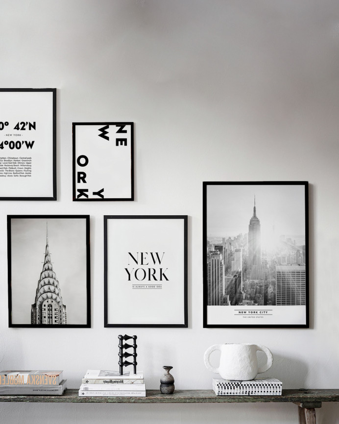 Pacchetto di 5 laminati New York City