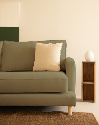 Divano con chaise longue colore verde varie misure