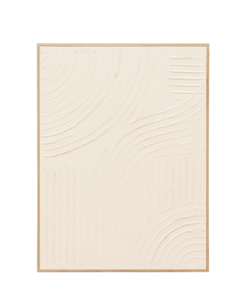 Quadro bianco decorativo su tela di cotone con telaio in legno dipinto a mano con pittura ad olio in diverse misure