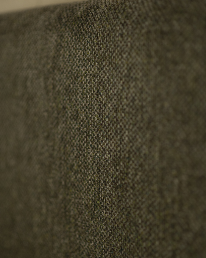 Testiera imbottita in verde in diverse misure