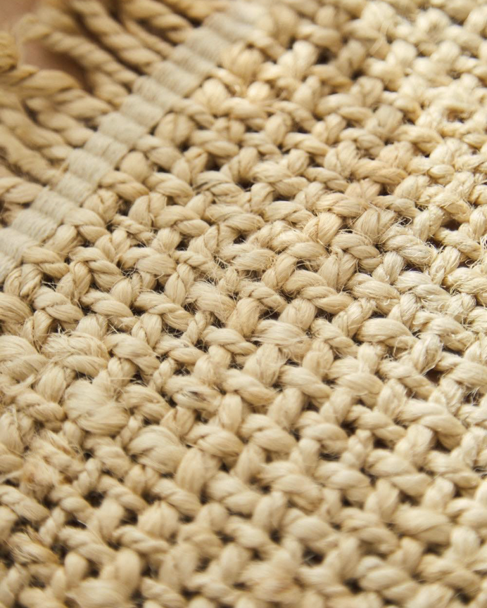 Tovaglietta individuale in juta bianca 34x45cm