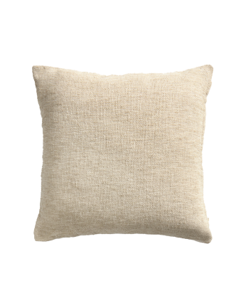 Fodera per cuscino in cotone e lino colore beige in varie misure