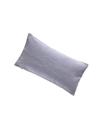 Fodera per cuscino in cotone dhurrie colore blu 30x60cm