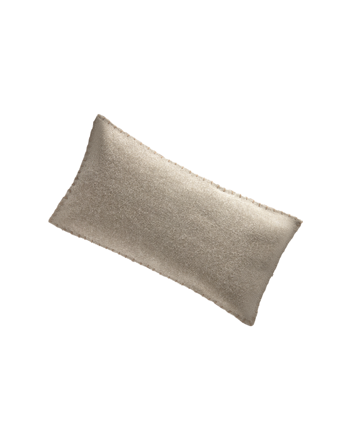 Fodera per cuscino in cotone dhurrie colore verde 30x60cm