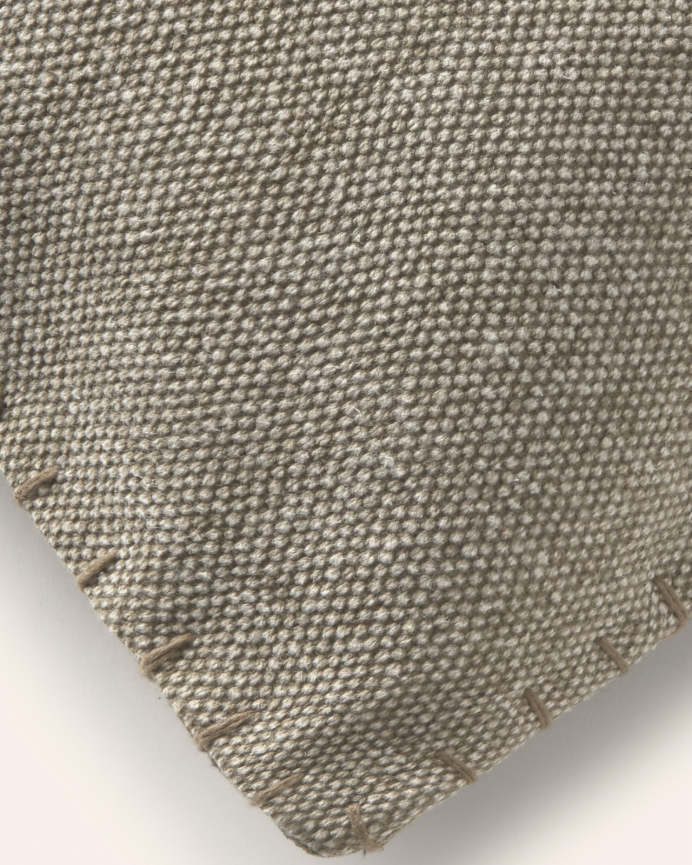 Fodera per cuscino in cotone dhurrie colore verde 30x60cm