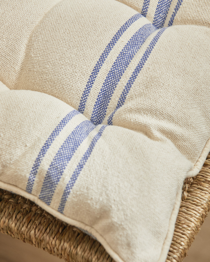 Cuscino rettangolare per panca in cotone 40x120x4cm