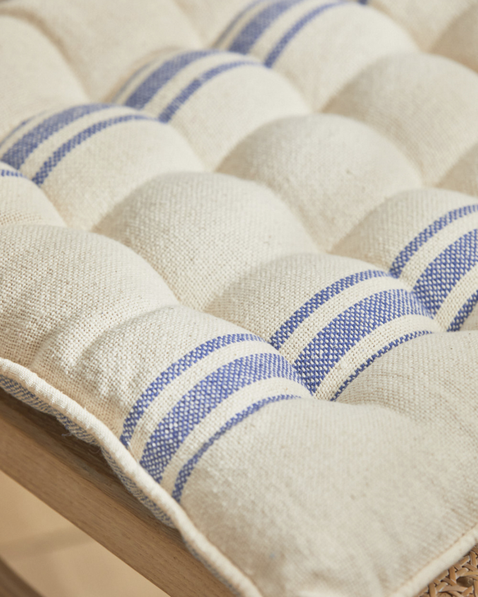 Cuscino rettangolare per panca in cotone 40x120x4cm