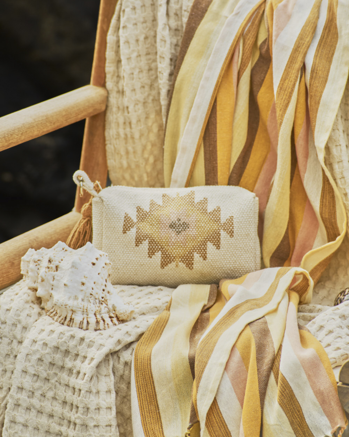 Beauty case in cotone dhurrie 11x18cm