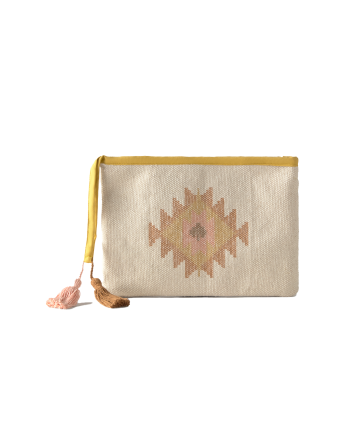 Pochette in cotone dhurrie 22x35cm