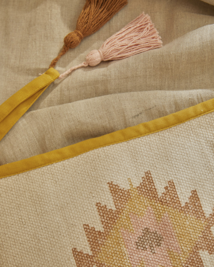 Pochette in cotone dhurrie 22x35cm