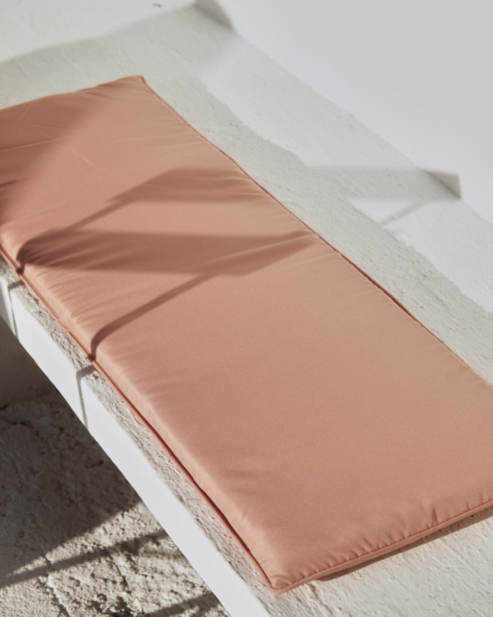 Cuscino rettangolare colore rosa 40x120x3cm